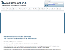 Tablet Screenshot of markvitekcpa.com